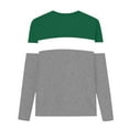 thumbnail image 5 of KyCheLot Boys Long Sleeve Tshirts Comfort Casual Color Block Crewneck Loose Lightweight Tees for School Daily 3-14 Years, 5 of 7
