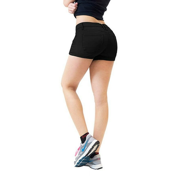 Womens Classic Comfy 5 pockets Denim Shorts