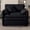 Black, variant on Arouseden Black Oversized Chair Set of 2,Big Chenille Armchair,Oversized Single Sofa Chair with Wide and Deep Seat,Extra Large Living Room Chairs Set of 2