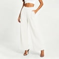 thumbnail image 2 of Tumotour Business Pant for Women Plus Size Office Work Pant Wide-Leg Pants Dress Pants with Pocket Casual Suit Trousers, 2 of 9
