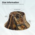 thumbnail image 4 of Daiia Musical Horse Vintage Collage Pattern Bucket Hat - Trendy Cotton Sun Hat for Beach, Golf, Fishing - Fun Outdoor Vacation Boonie for Men and Women, 4 of 9