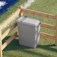 thumbnail image 5 of Dowell 35L Wastebasket Trash Container, 37Qt/9.2Gal, Plastic, Stackable, for Kitchen/Bathroom/Office, Fits Under Sink/Desk (Grey 4000 35 04), 5 of 12