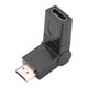 thumbnail image 1 of Convertidor adaptador HDMI macho a HDMI hembra ajustable con rotación de 360 grados, 1 of 9