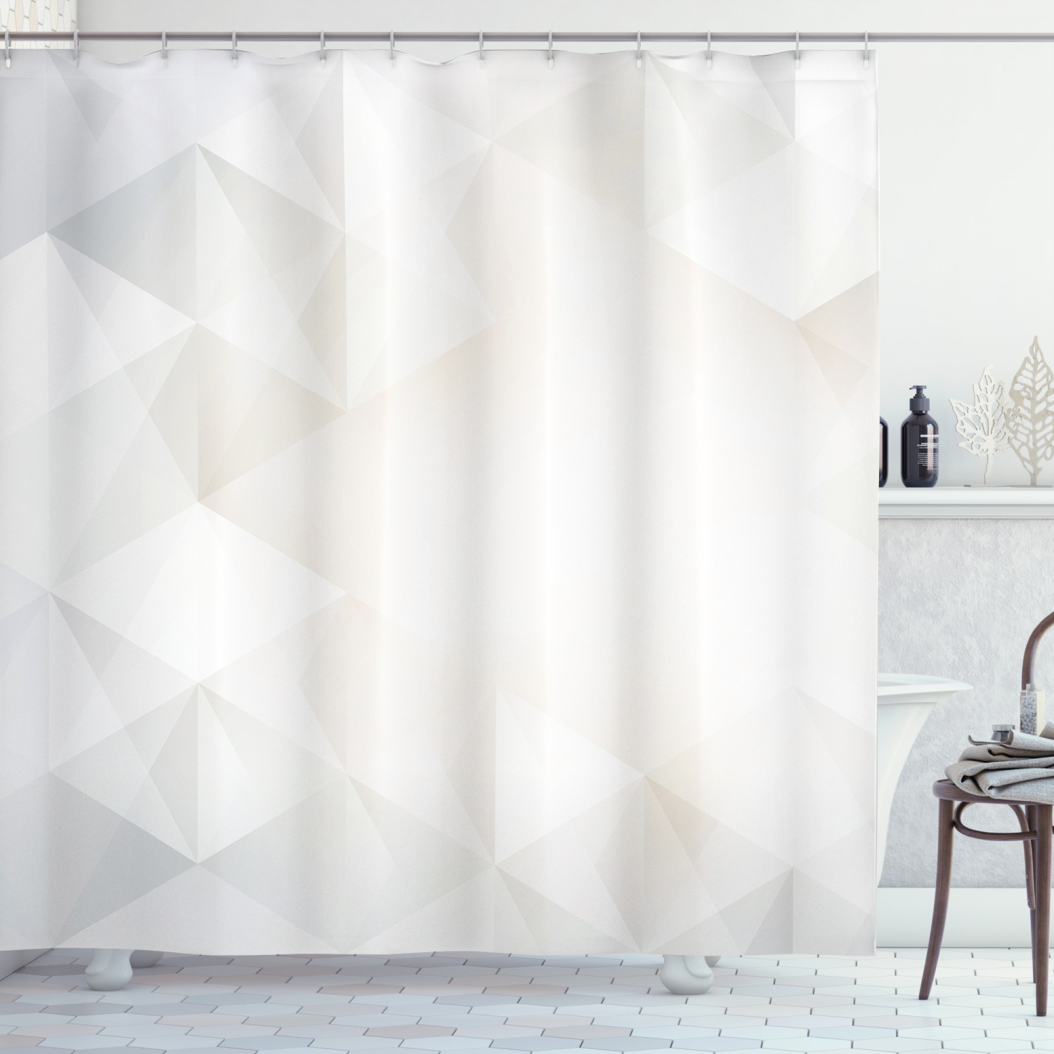 ambesonne-grey-and-white-shower-curtain-polygon-contemporary-69-wx70