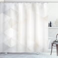 thumbnail image 1 of Ambesonne Grey and White Shower Curtain, Polygon Contemporary, 69"Wx84"L, Pale Grey White, 1 of 2