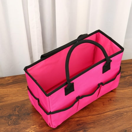 LULULION Tool Organizer Bag Pink for Gardeners Gardening Needs 1Set