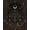 Black, Pattern 1, variant on ODIKA 8'x10' Washable Area Rug Durable, Non-Slip Midnight Black Mystical Garden Enchanted Design Floral and Celestial Motifs with Vintage for Living Room, Under Sectional, Family