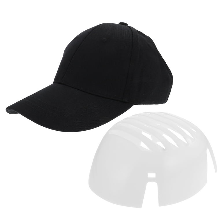 Hats Hardhats Safety Hard Insert Hat Black NUOLUX Insert Capsconstruction Cap Universal Bump Shaper Adjustable Baseballmen