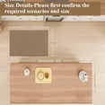 thumbnail image 7 of LOKHOM 2.6'x4' Cotton Woven Kitchen Rug, Non Slip Washable Front Doormat, Indoor Door Mat for Front Porch Kitchen Bedroom, Brown, 7 of 7