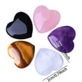 thumbnail image 2 of 5PCS Heart Crystals Healing Crystal Palm Natural Stones Polished Gemstones Amethyst Malachite Rose Quartz Assorted Set Bulk Wholesale Reiki Energy Balancing Love Galentines Day Gifts, 2 of 8