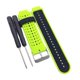 thumbnail image 3 of Correa de silicona y cierre cromado para Garmin Forerunner 220 230 235 620 630 735 Lima y negro Baoblaze Muñequera de repuesto, 3 of 5