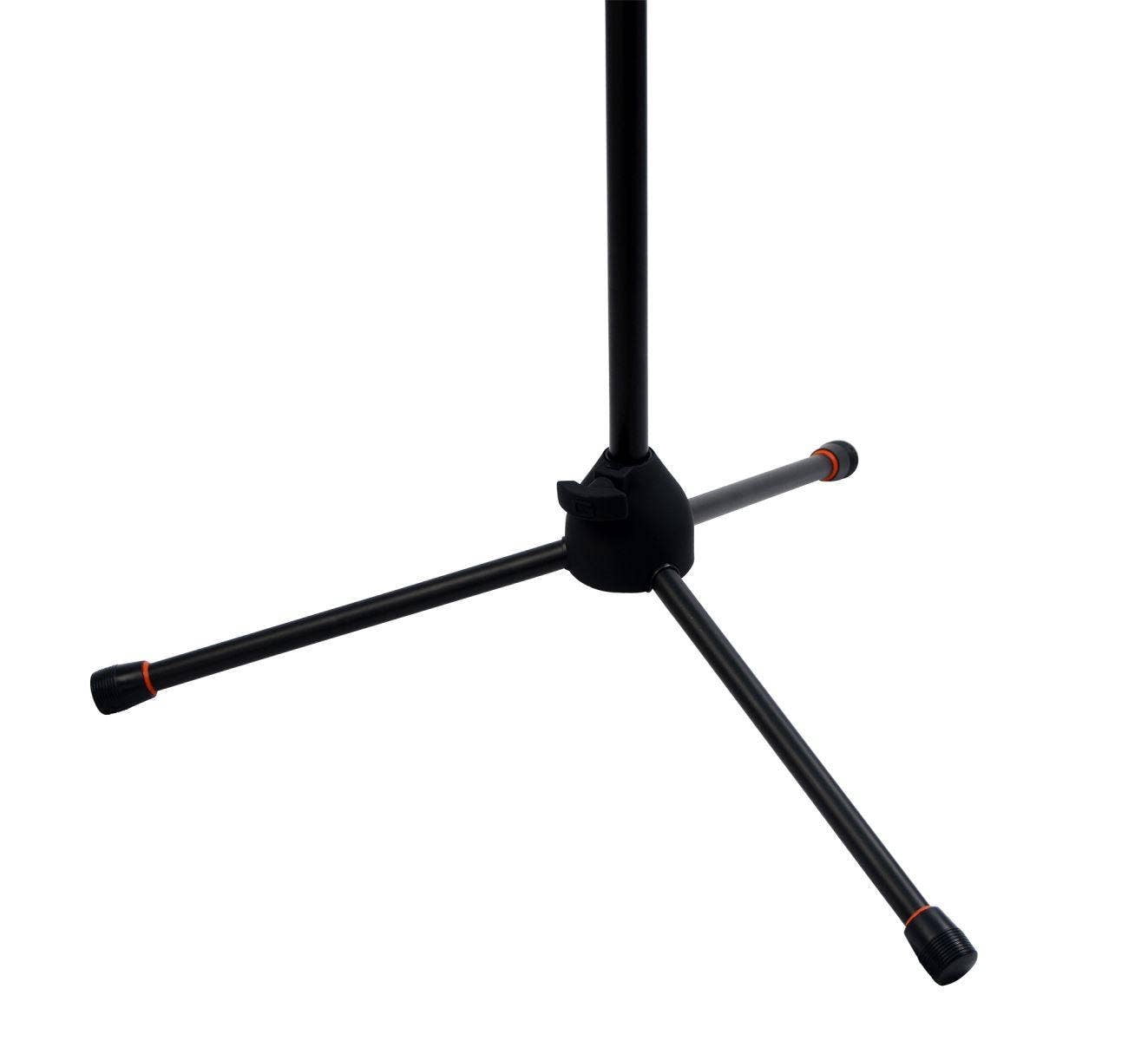 Gator Frameworks Deluxe Tripod Microphone Stand with Clutch Height Adjustment and Single Section Boom Arm (GFW-MIC-2110)