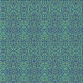 thumbnail image 1 of Ahgly Company Machine Washable Indoor Square Transitional Sapphire Blue Area Rugs, 4' Square, 1 of 7