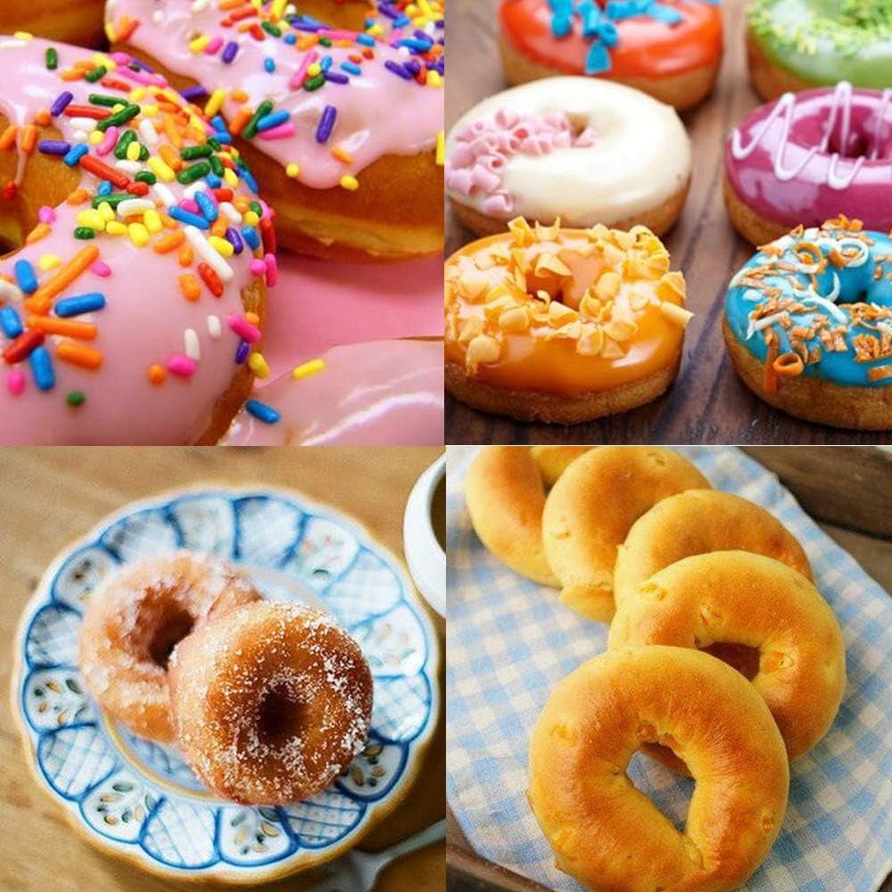 2pcs 6 Cavity Silicone Donut Baking Pan Non Stick Donut Mold Dishwasher Oven Microwave Freezer Safe Walmart