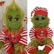 thumbnail image 3 of Muñeco de peluche de Navidad para niños, muñeco de monstruo verde, Grinch, decoraciones navideñas suaves, decoración de Navidad（b, 3 of 5