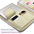 thumbnail image 2 of pitrice School Waterproof Dustproof A4 File Paper Bag Document Oxford Cloth Folder Pouch Portable Stationery Accessory Orange, 2 of 9
