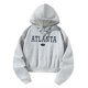 thumbnail image 2 of Sudadera con capucha para mujer Sudadera corta con capucha gris claro Sudadera con capucha corta de manga larga de moda SG, 2 of 8