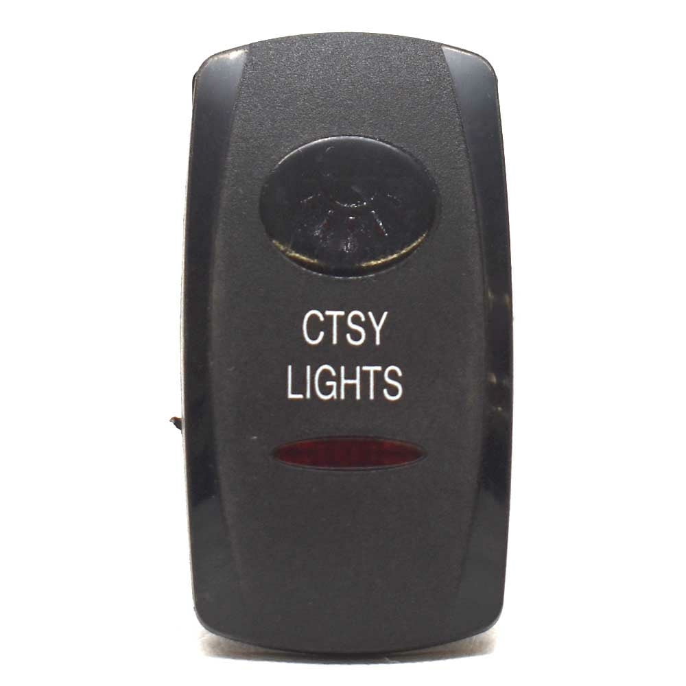 Carling On/Off Contura V Boat Rocker Switch | CTSY Lights 4-Spade