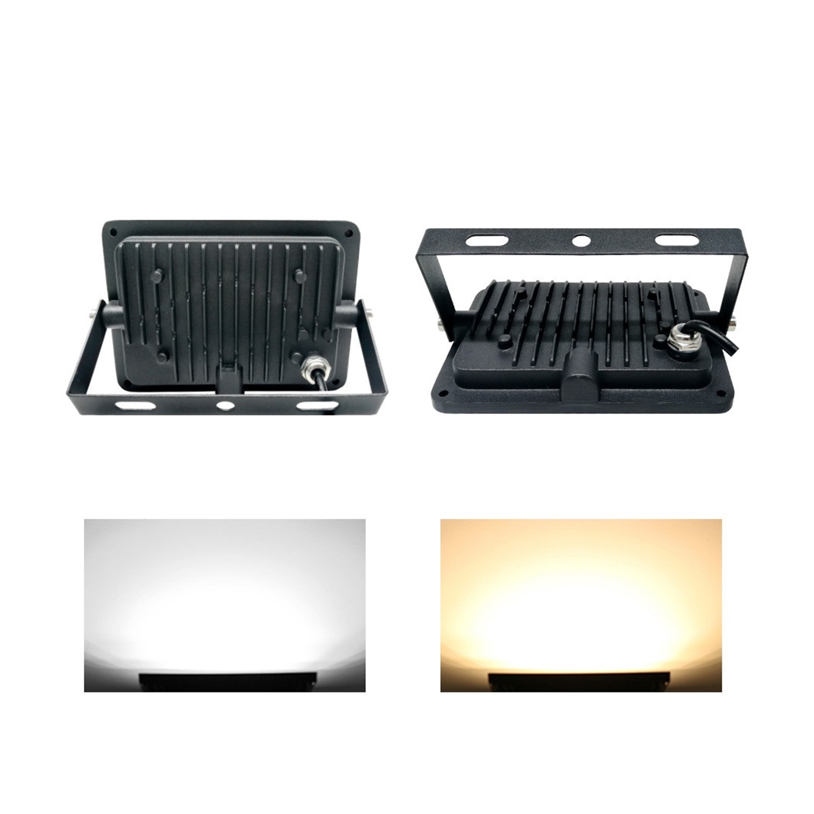 LED Floodlight 300W 200W 100W 50W Projector Lamp IP66 Reflector Foco Led Exterior Outdoor Lighting Spotlight Flood Light