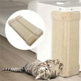 19'' Cat Wall Scratcher, Sisal Scratching Board, Scratch Pad Hanging Corner Wall Scratcher for