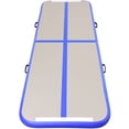 thumbnail image 2 of Spaco Air Track Inflatable Gymnastics Tumbling Floor Mats with Pump-Blue, Folding Thick Exercise with Carrying Handles for MMA, Gymnastics, Stretching, Core Workouts, 2 of 9