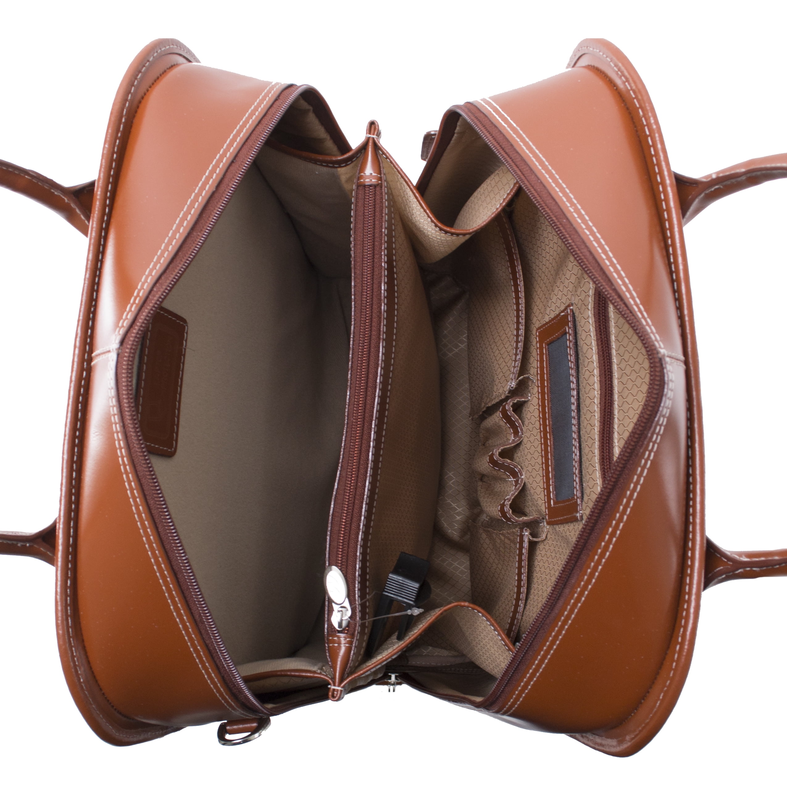 LA GRANGE | 15” Leather Vertical Detachable-Wheeled Laptop Case