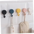 thumbnail image 5 of IBASETOY 10Pack Bathroom Self-Adhesive Hook Dark Blue PP Wall Hanger for Home and Office, 5 of 7