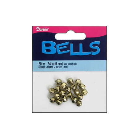 - Darice Jingle Bells Gold 6mm 20pc