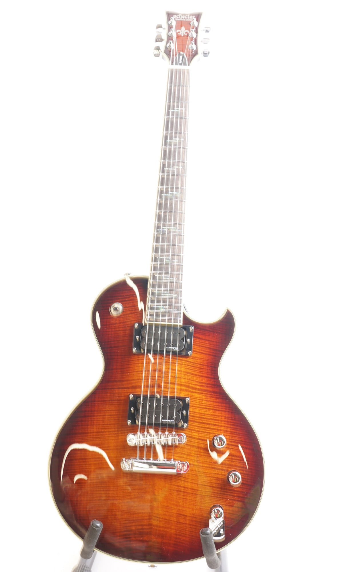 Pre-Owned Schecter Solo-II Supreme 6-String Electric Guitar (Cats Eye Black Burst)
