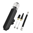 thumbnail image 1 of jinwen 10X Mini Pump for Bike Compact Accurate Inflation for Balloon Football Black, 1 of 6