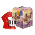 thumbnail image 2 of ZIATUBLES Kitchen Mixer Dust Cover Washable Appliance Decor Cover with Front Pockets and Top Handle Compatible with 6-8 Quart Foldable Home Accessories, Horse, 2 of 7