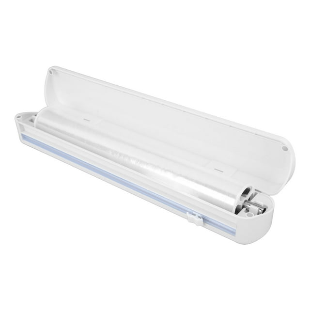 Cling Film Cutting Box,Plastic Wrap Organizer Cling Plastic Wrap Dispenser Plastic Wrap Organizer Cutting-Edge Features
