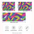 thumbnail image 2 of Yayeee Pillowcase King Size Set of 2 Satin Wrinkle Resistant Pillow Case, Colorful Plaid, 2 of 7