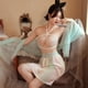 thumbnail image 5 of Disfraz de cosplay SINROYEE para mujer, sexy, traje de sirvienta de anime, 5 of 7