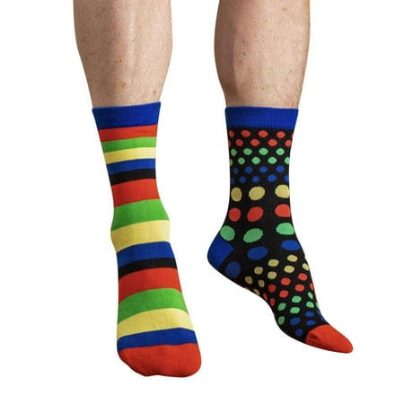 

Heiheiup Print Socks For Women Girls Dots Striped Print Colorful Pattern Novelty Cute Socks for Toddler Boys