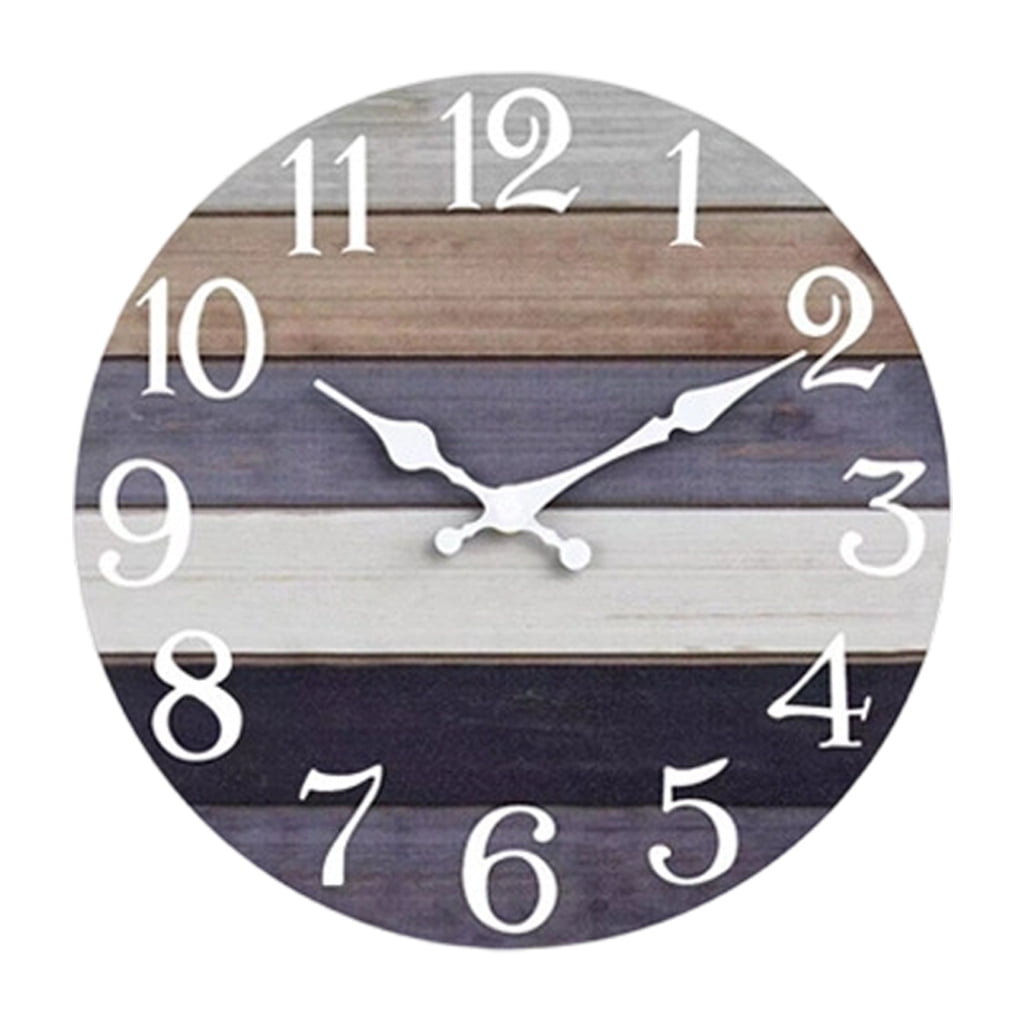 Silents None-Ticking Clocks Decorative Clock Battery Operated Wall Clocks for Living Room Kitchen Home Offices Decors