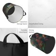 thumbnail image 2 of Balery Forest Plant Raccoon Cesta de ropa redonda con asas, impermeable, independiente, para ropa, juguetes, dormitorio y familia-Medium, 2 of 6