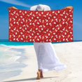 thumbnail image 5 of Sikiie Christmas Santa Cartoon Snowman A Beach Towel for Women Men, Pool Bath Beach Camping Beach Towel Adult Blanket for Travel Swim 27.5"x 55", 5 of 6