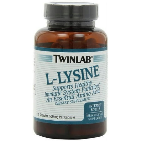 Twinlab L-Lysine 500mg Capsules, 120 Count