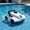 白色, variant on Automatic Robotic Pool Vacuum, Electric Pool Cleaning Robot with Remote Control, Debris Removal System, White