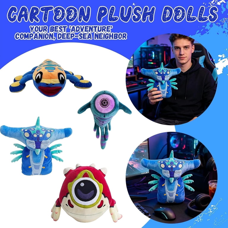 Sunautica 2 Plush Toy – Soft Alien Sea Creature Stuffed Animal