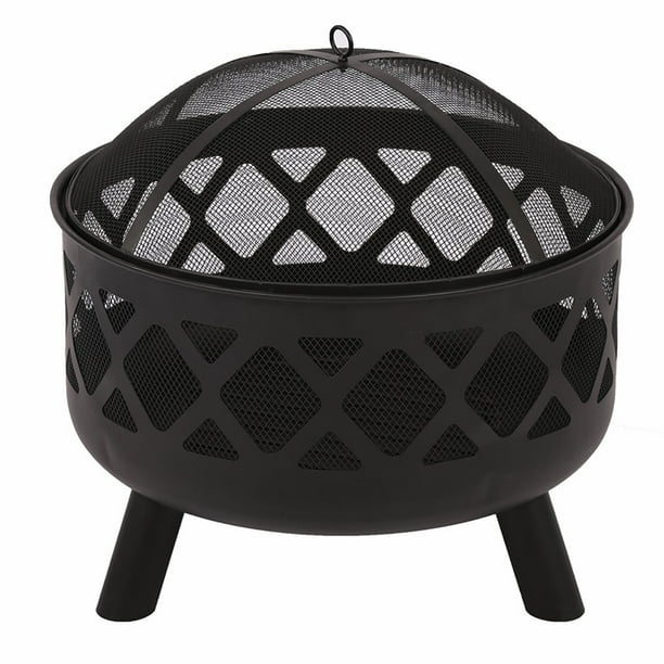 25 Fire Pit Portable Outdoor Firepit Wood Fireplace Heater Patio Deck Yard Walmart Com Walmart Com