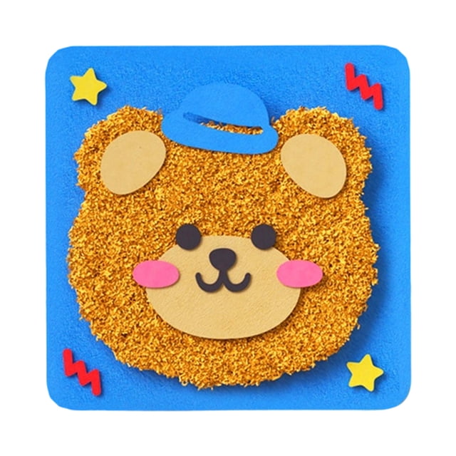 Embroidery Kit With Non Woven Fabric Substrate Yarn Needle And Patch 20 cm x 20 cm