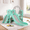 Green, variant on Arlopu Kids Slide & Swing Set, Large Toddler Slide Climber Playset w/ Ball & Basketball Hoop, Storage Space, Anti-Slip Steps, Indoor Outdoor Playground Toy for Boys & Girls 2+ Years