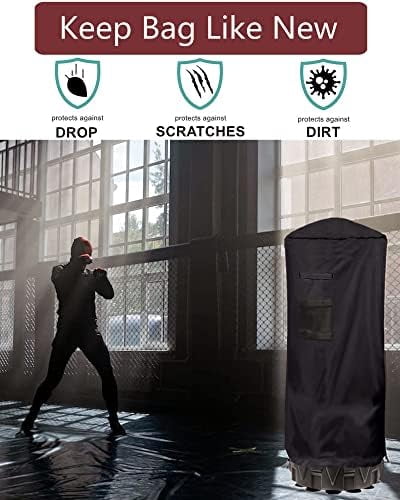 Freestanding Punching Bag Cover - Outdoor Waterproof, Standing Heavy Bag Protective Cover for Boxing Bag