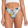 thumbnail image 1 of Balery Elephant Tree Tangas de Algodón para Mujer con Estampado – Ropa Interior Sexy, Transpirable, G-string-3X-Large, 1 of 6