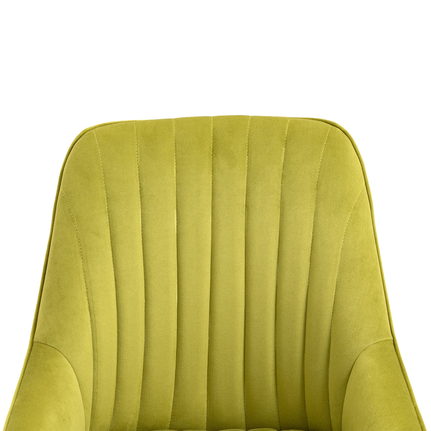 Kepooman Modern Mid-Century Side Chair with Natural Metal Legs for Kitchen, Living Dining Room, Set of 1, Green Kepooman Modern Mid-Century Side Chair with Natural Metal Legs for Kitchen, Living Dining Room, Set of 1, Green