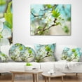 thumbnail image 4 of Designart Beautiful Cherry Blossom n Spring - Floral Throw Pillow - 16x16, 4 of 5
