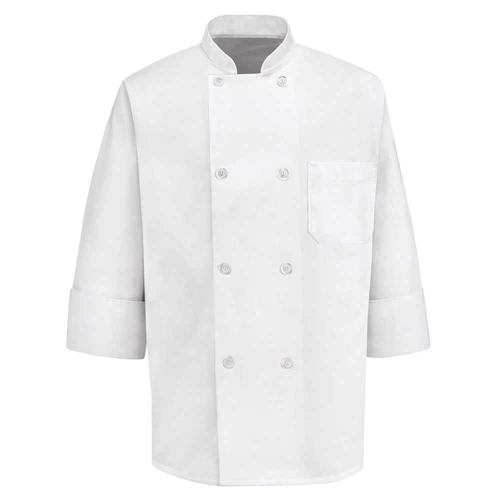 Chef Designs Eight Pearl-Button Chef Coat by