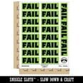 thumbnail image 2 of Fail Bold Text Test Inspection Sticker Set - Light Green - Matte Finish - 2.00" Large, 2 of 7